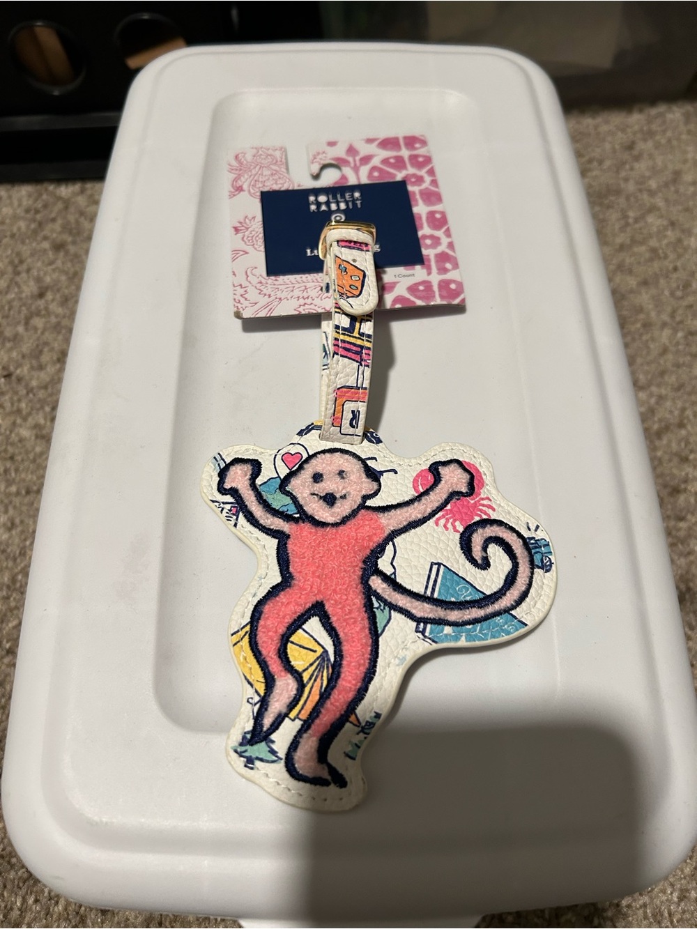 NEW Roller Rabbit Luggage Tag